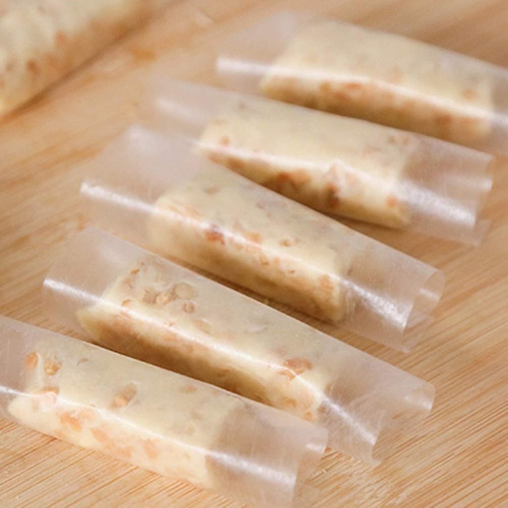 1000 Sheets Edible Glutinous Rice Paper Candy Wrapping Wafer Paper Sheets Rice Paper for Candy and Chocolate Making 315x236 Inches