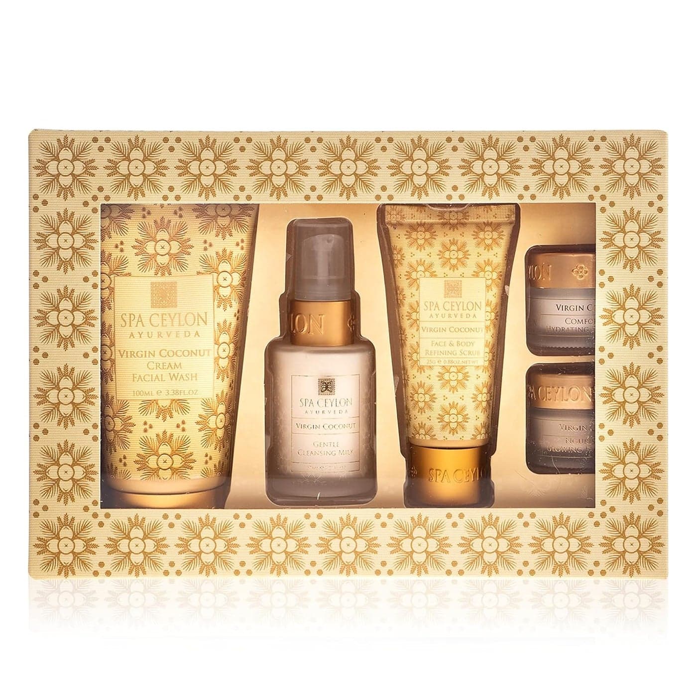 Spa Ceylon Virgin Coconut Skin Care Essentials Set 100 virgin coconut Face care Gift set all types skin Christmas gifting Seasonal Gifting
