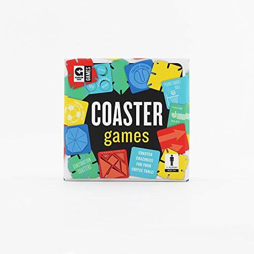 Ginger Fox Coaster Card Game - Tabletop Travel Games Including Activities, Puzzles, Games, Challenges