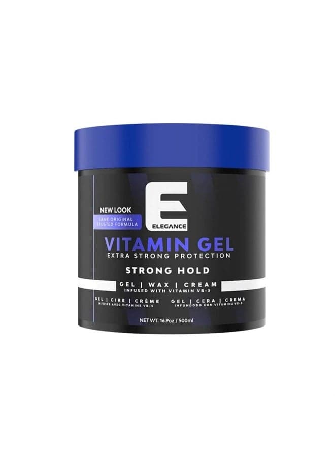 Vitamin Pro-VB5 Hair Styling Gel Strong Hold 16.9 Oz