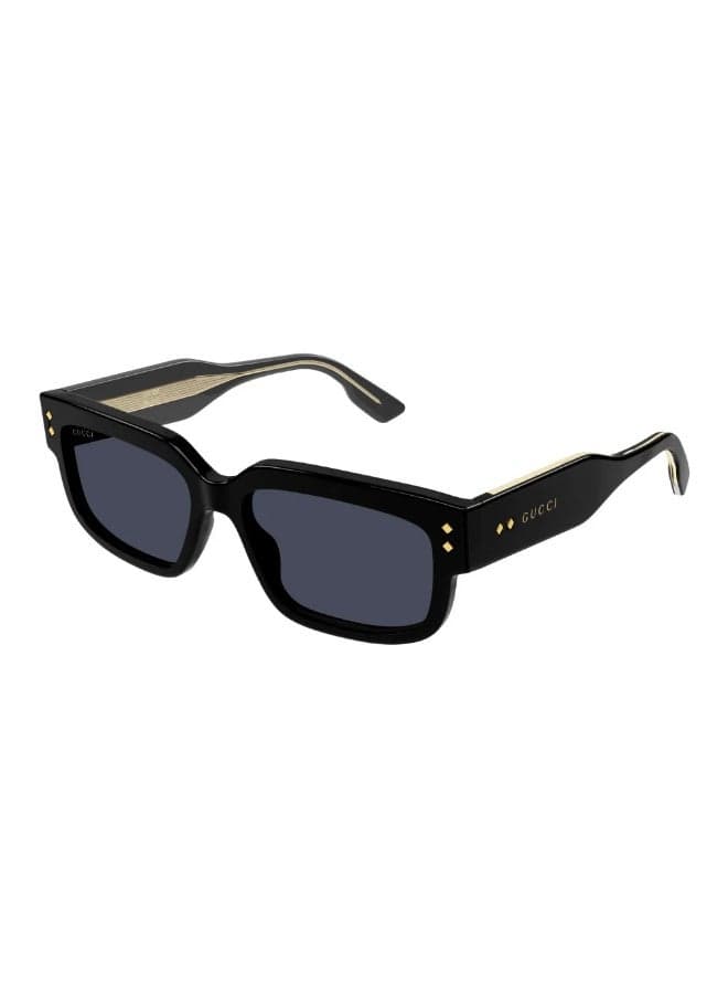 GG1218S 001 Men's Full Rim Rectangular Sunglasses