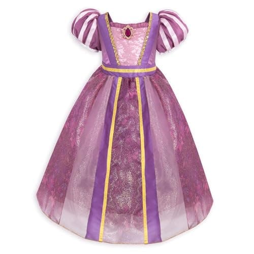 Disney Store Girls Princess Costumes Rapunzel from Tangled Princess Outfits for Dress Up and Play Size 56
