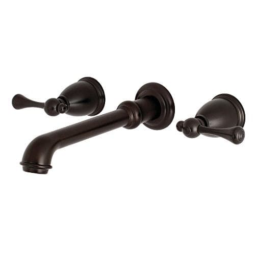 Kingston Brass KS7025BL English Country 2Handle Wall Mount Roman Tub Faucet Oil Rubbed Bronze