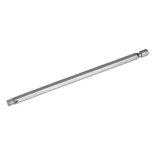uxcell T40 Magnetic Torx Screwdriver Bits, 1/4 Inch Hex Shank 5.91-inch Length S2 Power Tool