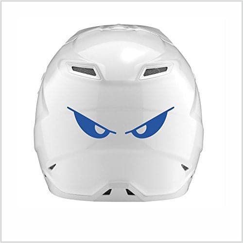 Everything Graphix Evil Eyes No Fear Motorcycle Biker Helmet Reflective Decal Sticker M2 5 12 X 1 12 Reflective Blue