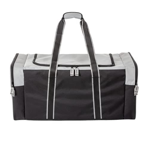 Jetstream Heavy Duty Multi Pocket Large Sports Gym Equipment 3Pocket Travel Duffel Bag 32 Inch Grey