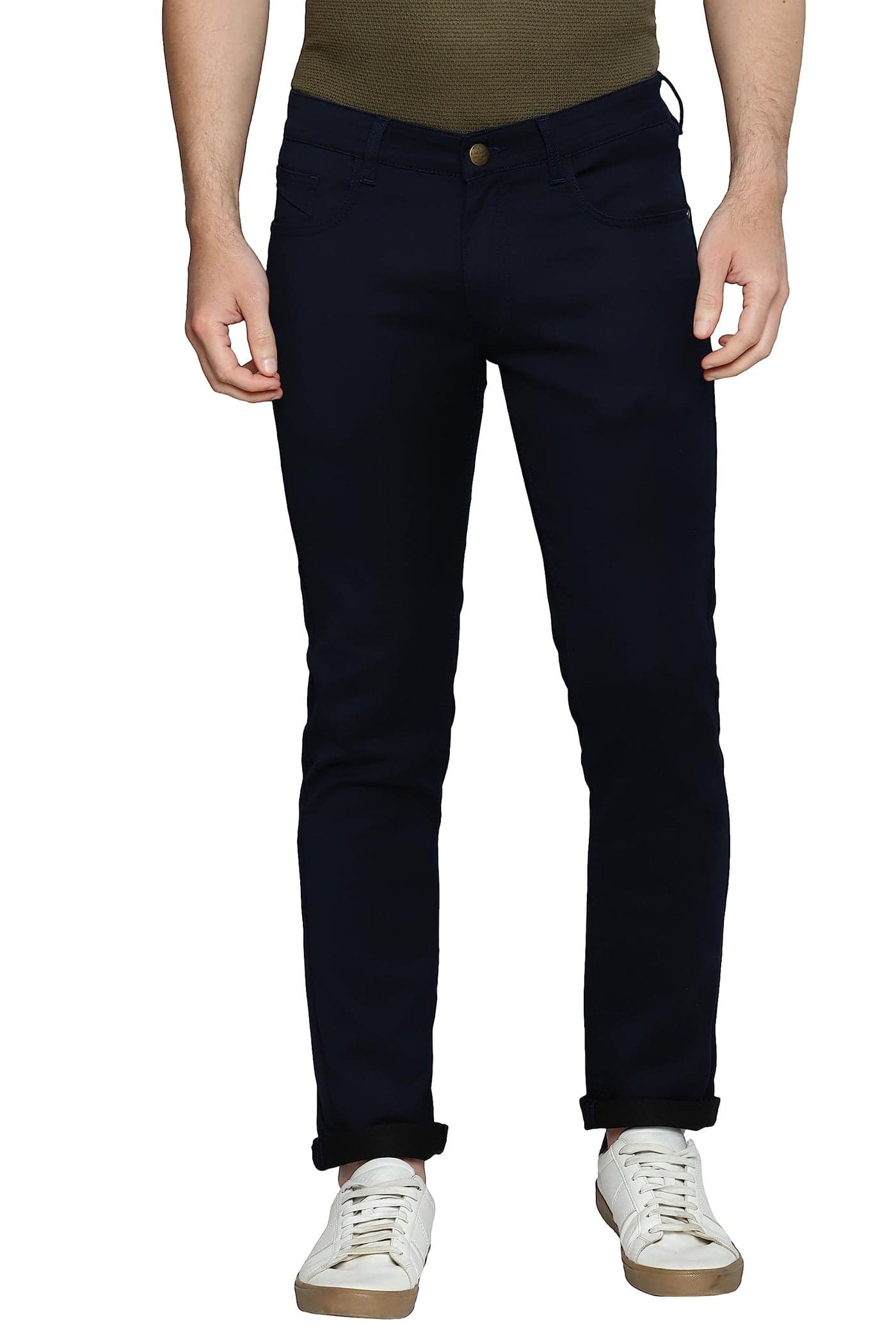 Allen Cooper Denim Jeans for Men(93N-32) Navy