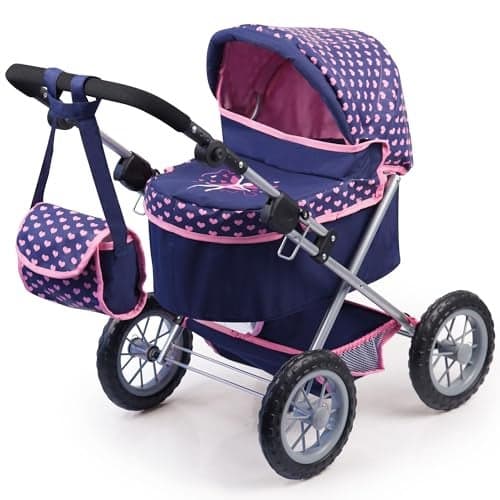 Bayer Design Baby Doll Trendy Pram Blue Pink