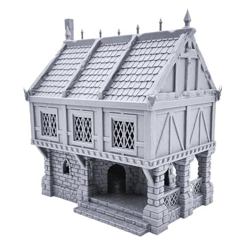 EnderToys Ulvheim Small Merchant House by Terrain4Print 3D Printed Tabletop RPG Scenery and Wargame Terrain 28mm Miniatures
