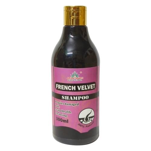French Velvet Hair Shampoo Deep Cleansing for Damaged Hair Promotes Scalp Health 300ml