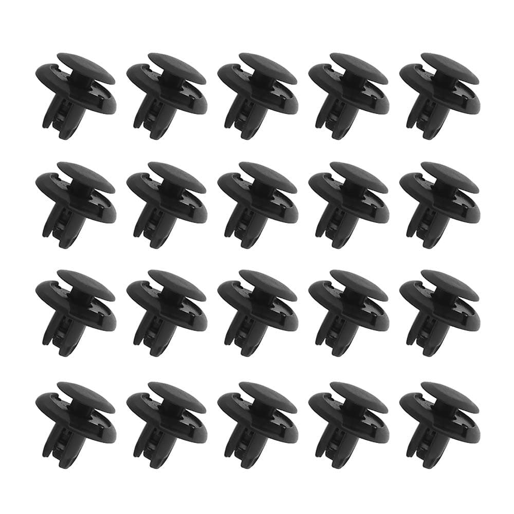 9046708217 Radiator Cover Clips Nylon Bumper Fastener Rivet Clips Auto Body Clips Retainer Clips Replacement for Toyota Lexus GX470 Toyota 4Runner FJ Cruiser Tacoma Replace 9046708217 20Pcs