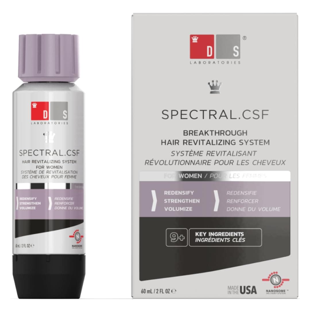 DS Laboratories SpectralCSF Hair Regrowth Treatment for Women Biotin Serum for Hair Growth Thinning and Thickening