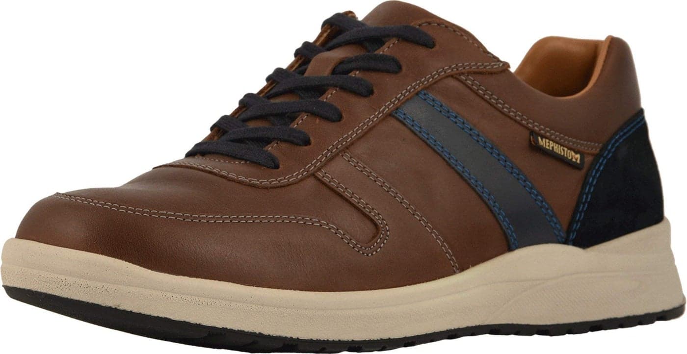 Mephisto Vito Chestnut/Navy Randy/Blue Suede EU 43.5 (US Men's 9.5) D (M)