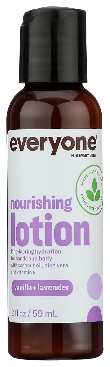 Everyone for Every Body Nourishing Lotion Travel Size Vanilla and Lavender 2 Ounce