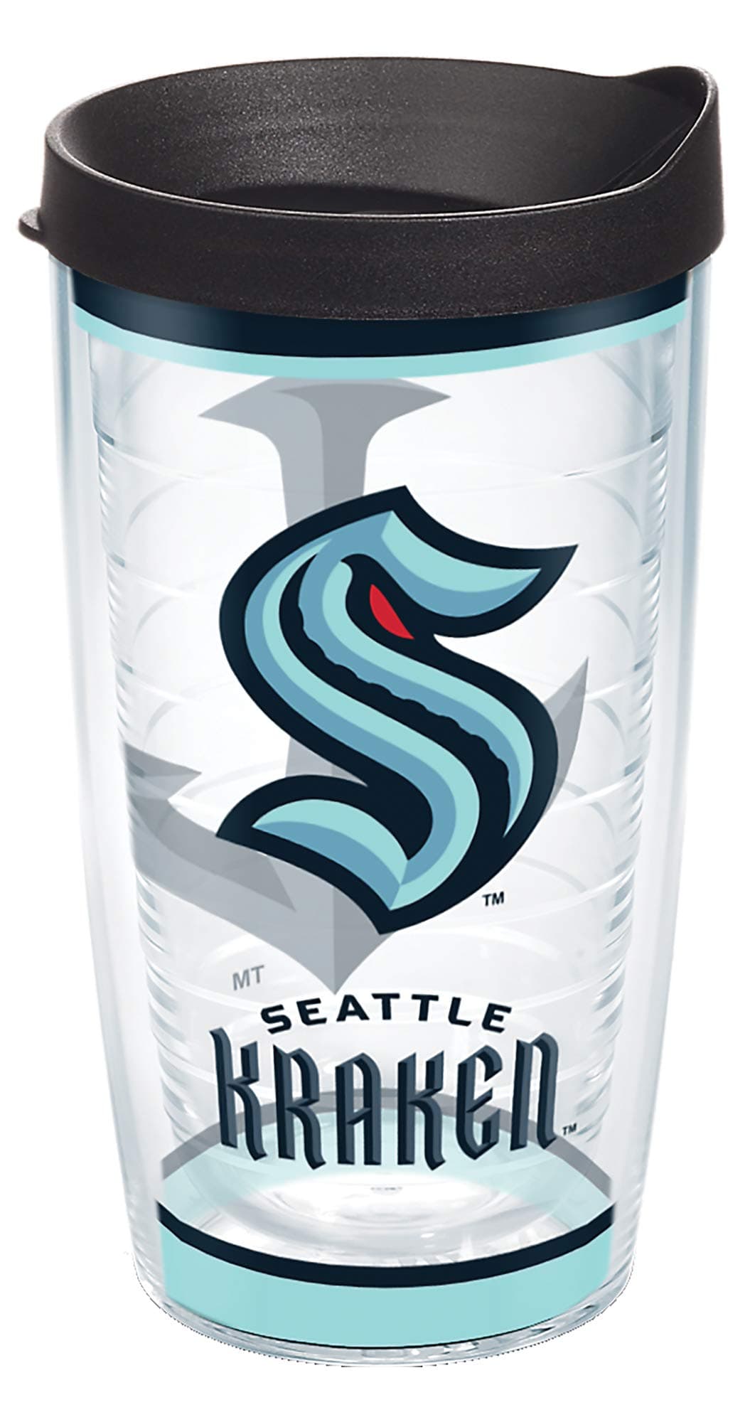 Tervis Made in USA Double Walled NHL Seattle Kraken Insulated Plastic Tumbler Cup Keeps Drinks Cold Hot 16oz Tradition
