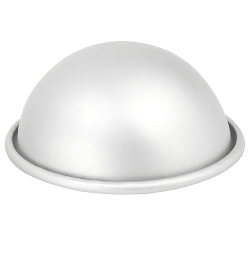 Kundalini 6inch Dome Cake Pan Aluminum Hemisphere 3D Sport Ball DIY Birthday Cake Pan