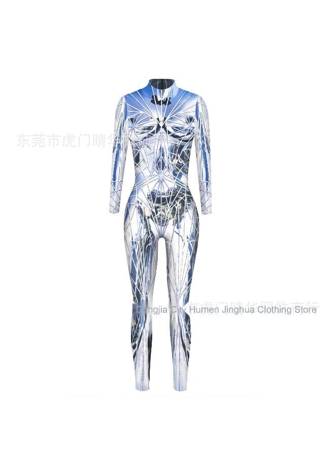 Cross-Border Halloween Anime 3D Digital Print Unisex Cosplay Bodysuit Performance Costume