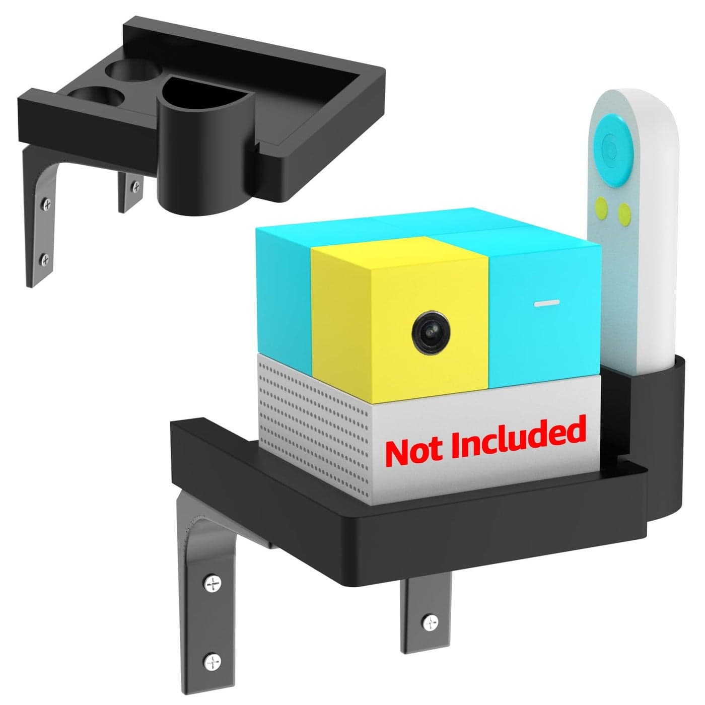 BQDQYBS WallMounted Shelf for Nex Playground Console and Remote Easy Assembly Required Apply to Nex Playground Game System for Kids Families Keep Your Gaming Setup Organized and Secure