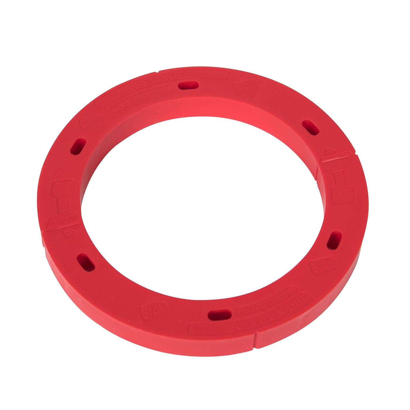Oatey 43410 SetRite Red Toilet Flange Spacer 34 in