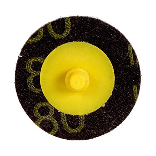 Cubitron Roloc Disc 361F - 80 Grit Aluminum Oxide Grinding and Blending Disc - For Disc Sanders - Roloc Quick Change - Water Resistant YF-Weight Backing - 2"