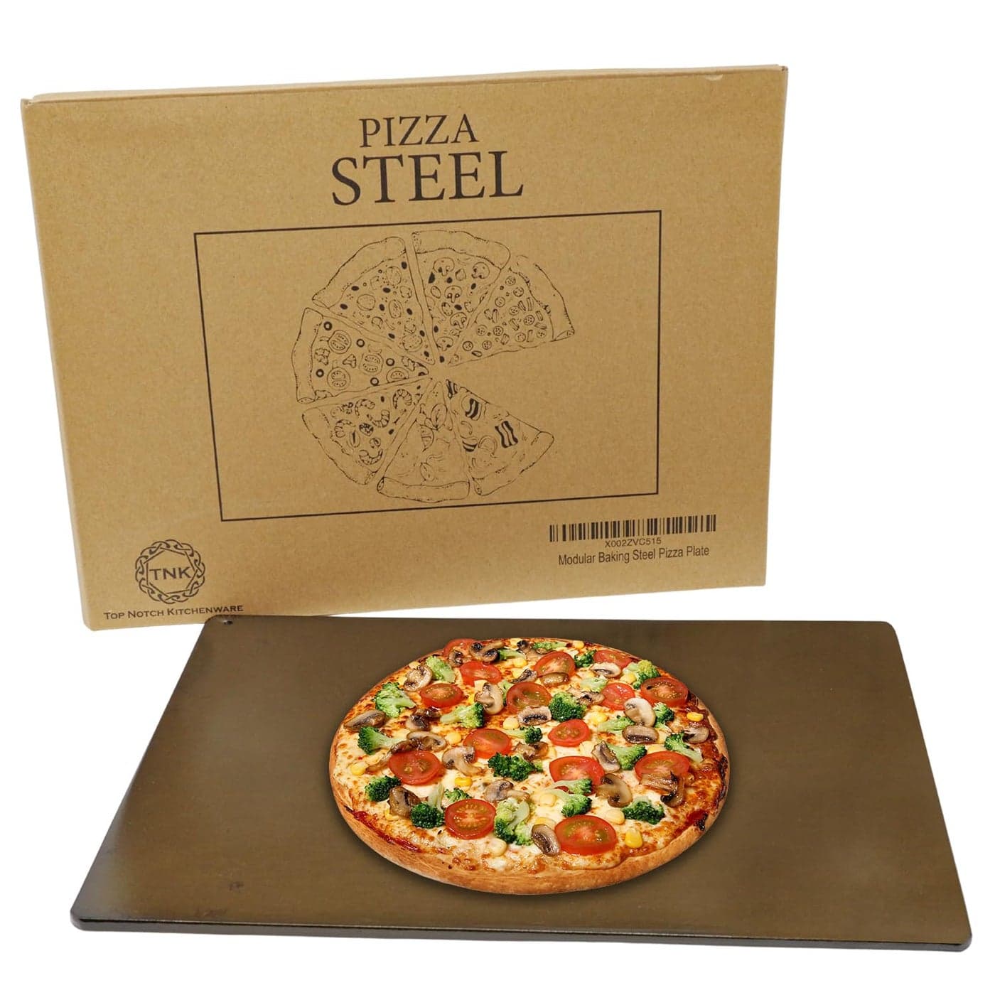 Premium Pizza Stone for Oven Small But Expandable By Purchasing Two or More Perfect Crispy Crusts Durable Pizza Steel Stone Deluxe Pizza Stone Offering Easier Cleaning Handling and Storage