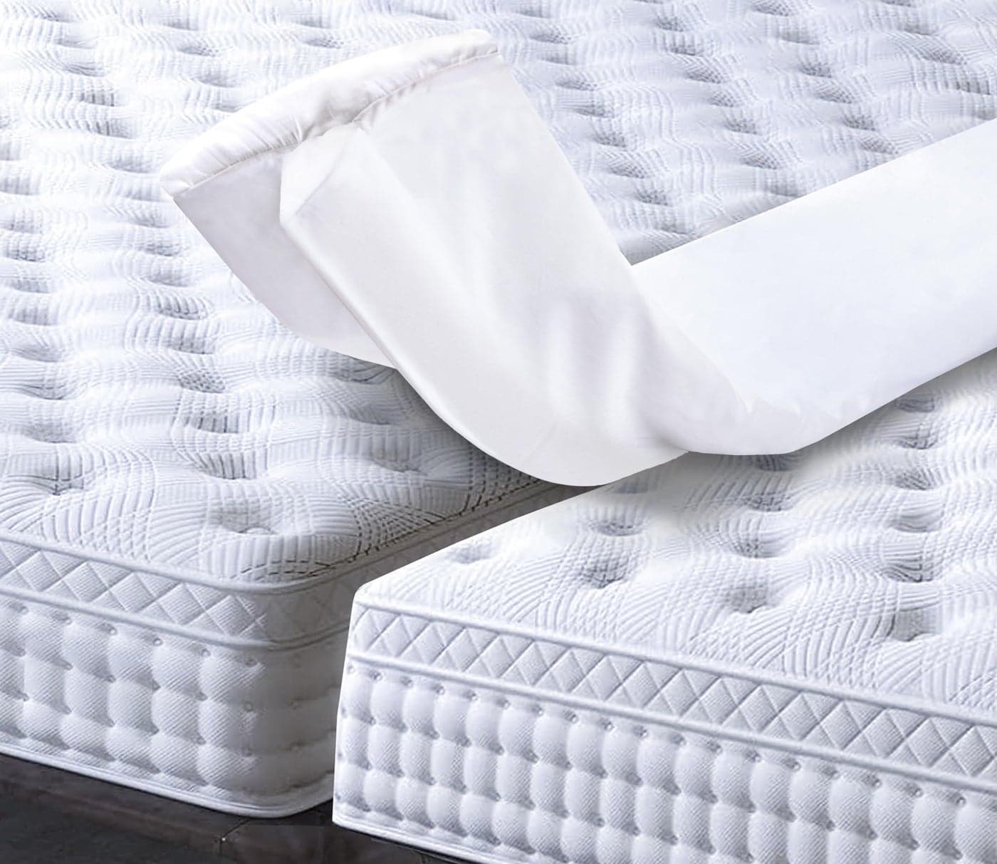 Vekkia Bed Bridge Twin to King Bed Converter Kit 79in x 12in Split Twin to King Mattress Gap Filler for Adjustable Bed Mattress Bed Connector with Washable Cover for Guests Stayovers 79in12in