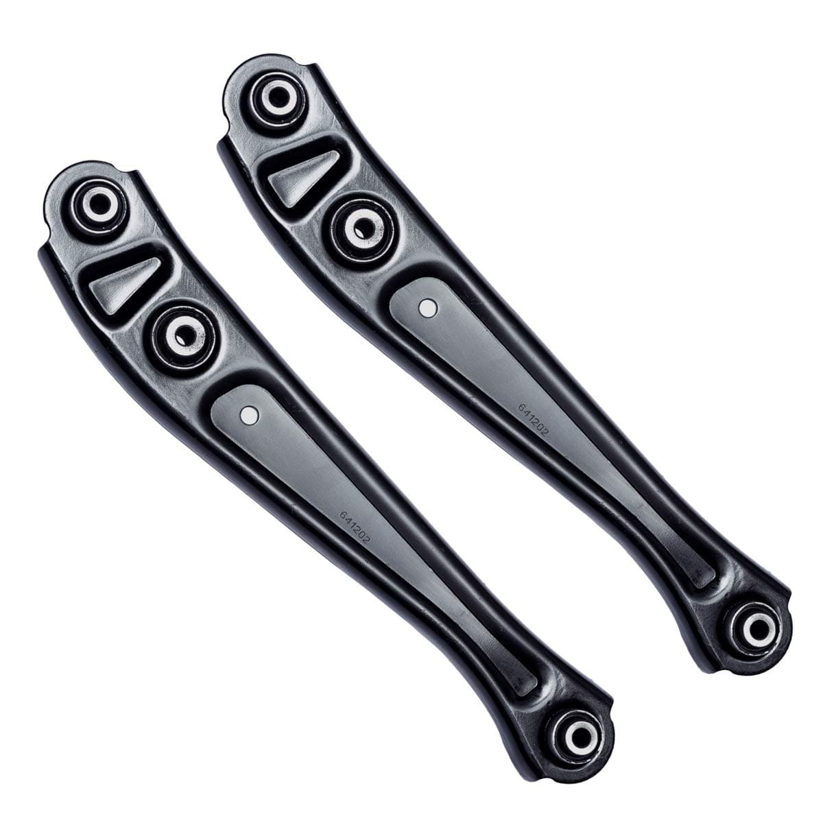 Left Right Rear Lower Rearward Control Arm Compatible With 1996 1997 1998 1999 2000 Honda Civic 97 98 99 00 Acura EL 2PCS AUQDD K641202 Driver And Passenger Side Professional Suspension