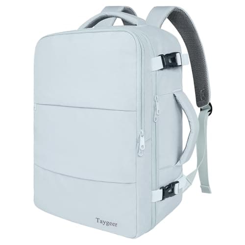 Taygeer Carry On Backpack 35l Travel Backpack for Women Airline Approved Cute Underseat Personal Item Travel Bag With Shoe Compartment Casual Daypack Gifts for Friend Hiking Outdoor WeekendBlue
