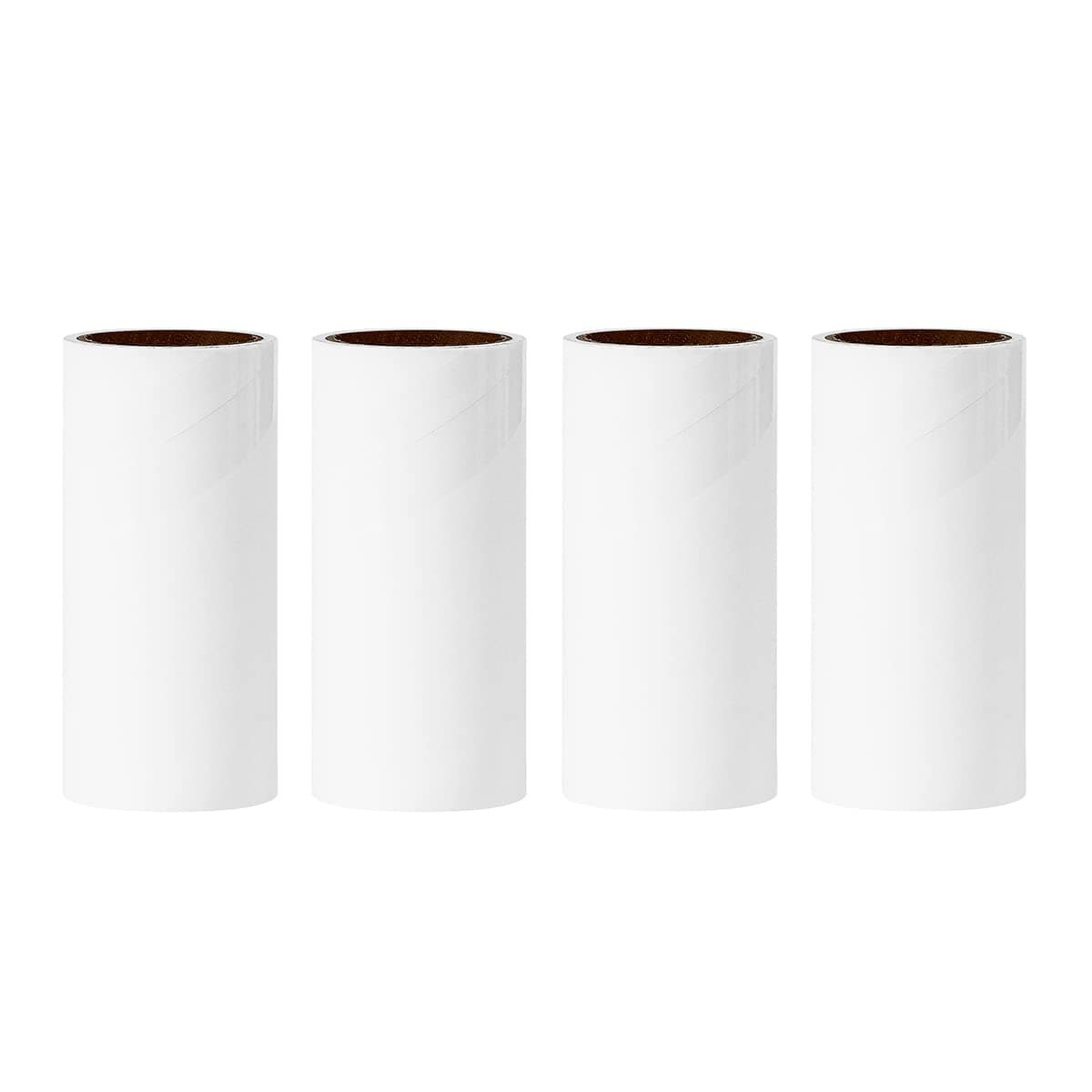 Lint Roller Refills 4 inch Extra Sticky Pet Hair Roller Replacement Refills Only Inside Diameter 15 inch 60 Sheets per Roll Pack of 4 Total 240 Sheets