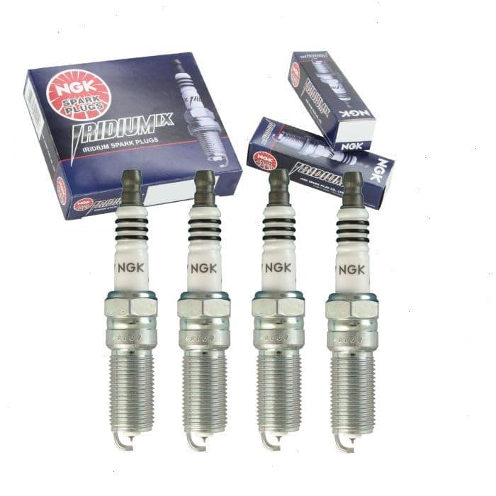 4 pc NGK Iridium IX Spark Plugs compatible with Ford Focus 20L 23L L4 20122018