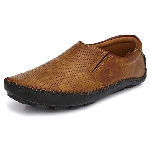 Prolific Men Tan Casual Loafers (8, Tan)
