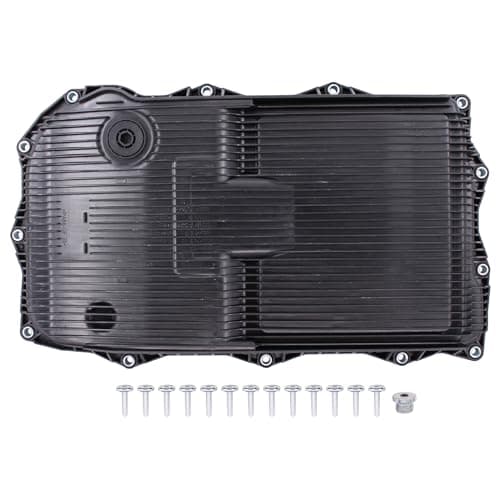 MOTOKU Automatic Transmission Oil Pan with Filter and Gasket for Chrysler 300 3.6 Dodge Charger 3.6 2013-23, Challenger 3.6 2015-23, Durango 3.6 Ram 1500 3.6 2014-25, Jeep Grand Cherokee 3.6 2014-24
