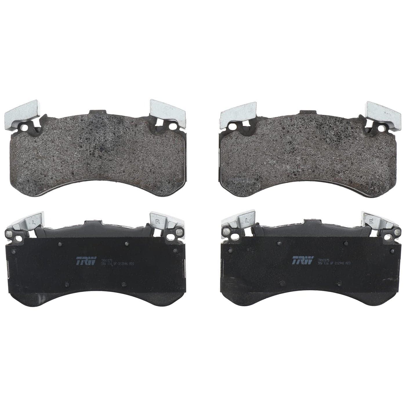 TRW Pro TRH1575 Disc Brake Pad Set For Audi S6 20132017 Front And Other Applications