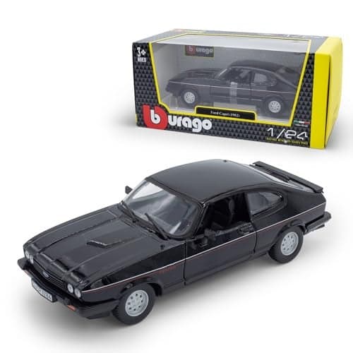 Bburago B1821093BK DieCast Ford Capri Collecticly Car124 Scale 1982 Assorted Colours