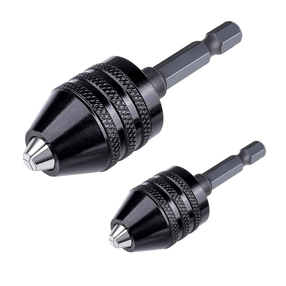 LONKER 14 Inch Hex Shank Keyless Drill Chuck Quick Change Adapter Converter drill adapter 0365mm 0336mm