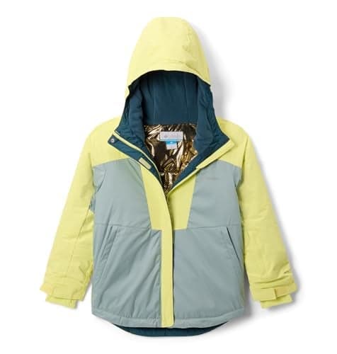 Columbia Youth Mighty Mogul III Jacket Crushed BlueNeon Light XXSmall