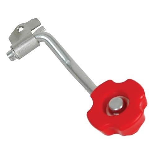 Bulldog 500180 Trailer Jack Replacement Part, Topwind Crank, 6-3/4 Inch Radius w/Red Bulldog Knob For 750-5,000 lbs. Jacks