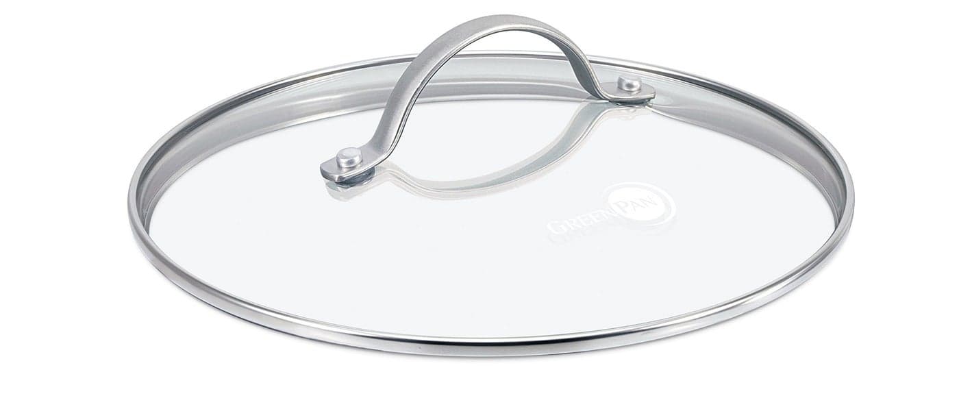 GreenPan Glass Lid with Stainless Steel Handle 95 Silver