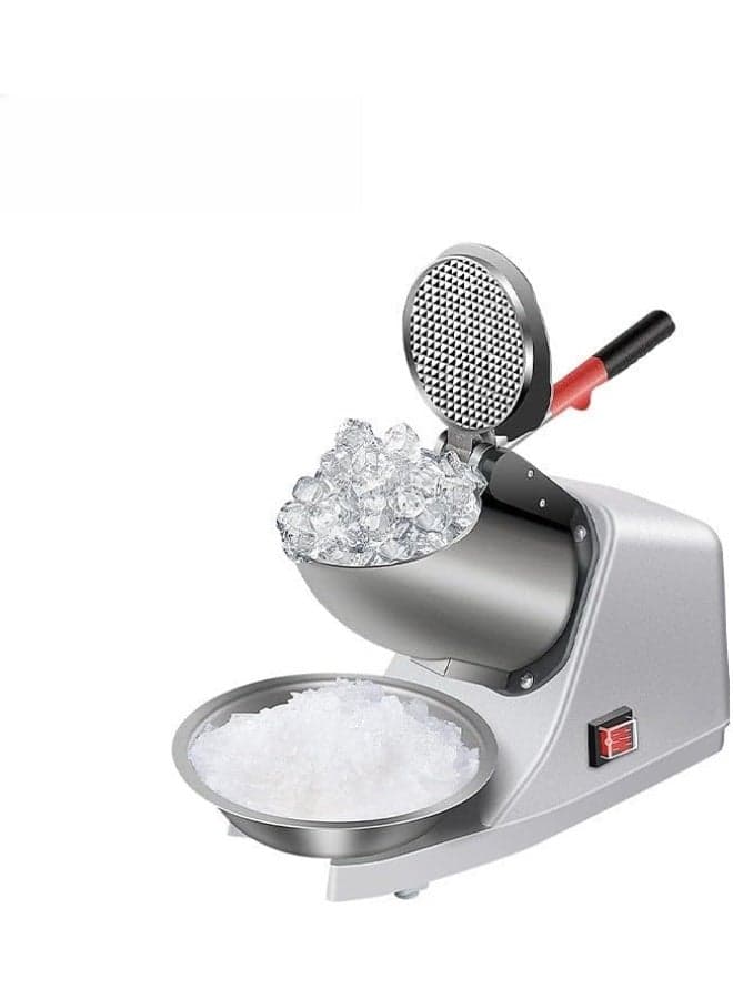 SOKANY SK-777 300W Electric Ice Shaver & Ice Crusher Machine for Home and Commercial Use, Adjustable Ice Texture Control, Powerful Motor, Easy Operation, Food-Grade Construction, Compact Design, Ideal for Shaved Ice, Smoothies, Slushies, Cold Beverages, Dessert Shops, Cafés, Restaurants and Party Ev