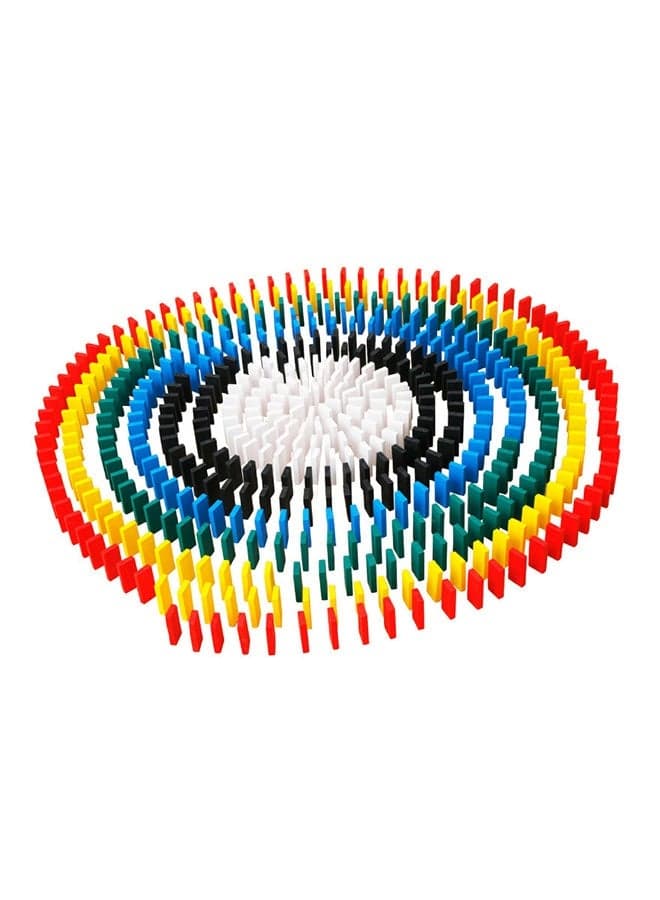 Creative Domino Trap Set | 200+ Colorful Blocks with Mechanism Parts, STEM Educational Toy for Kids