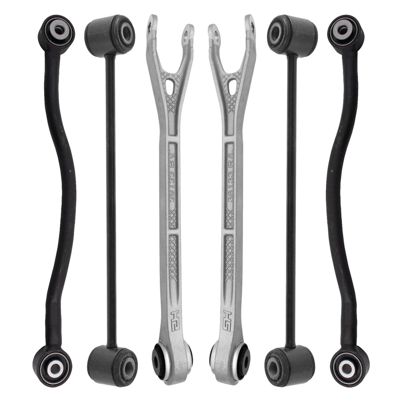 TRQ Rear Suspension Kit Control Arm Sway Bar Stabilizer Link Compatible with 20052020 Chrysler 300 20082020 Dodge Challenger 20062020 Charger 20052008 Magnum