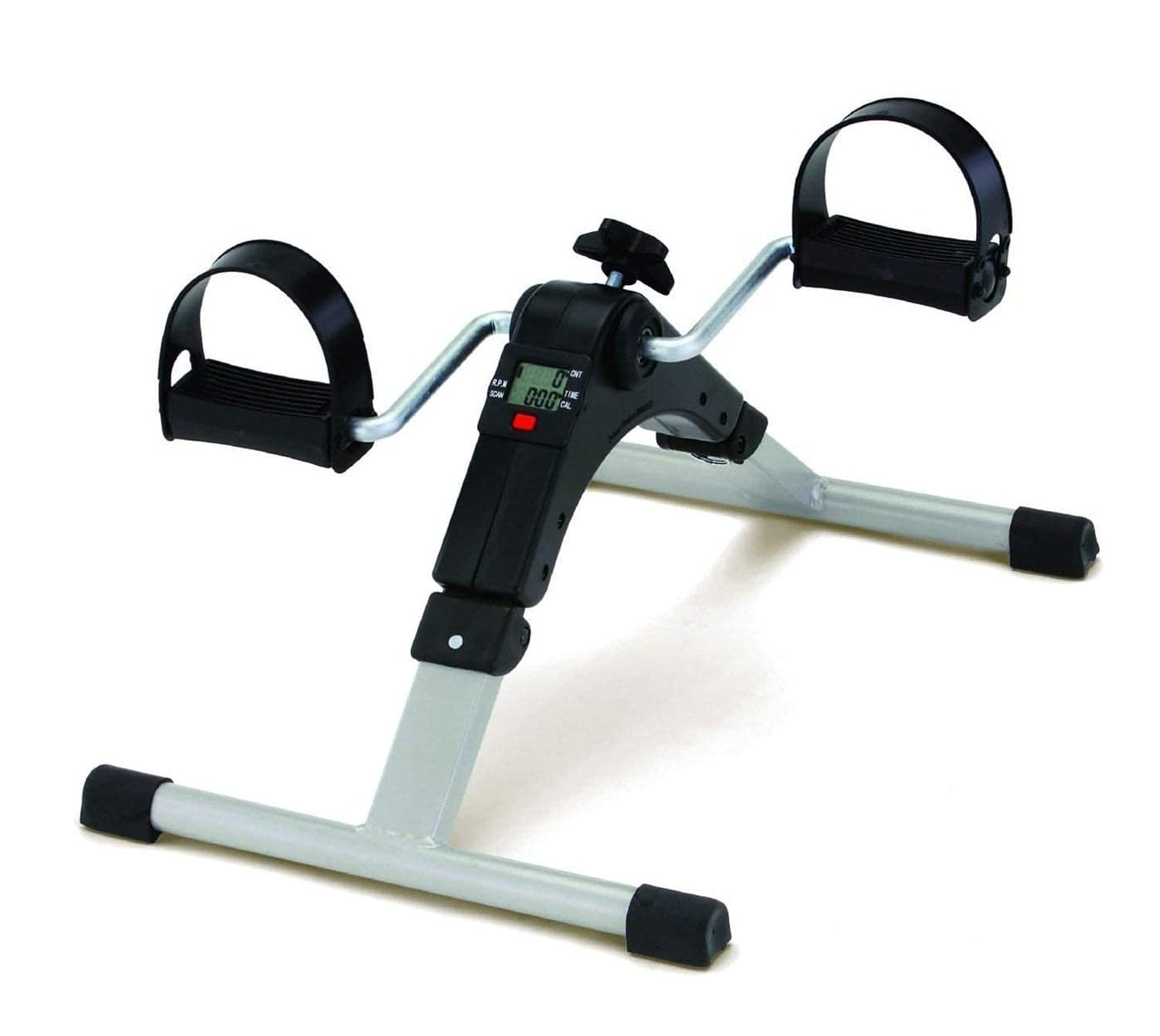 Tima Pedal ExerciserPortable Mini Fitness Cycle Pedal Indoor Foot Paddle Exerciser with Adjustable Resistance Machine Bike for Arms, Legs, Physical Therapy with LCD Display Calorie Counter