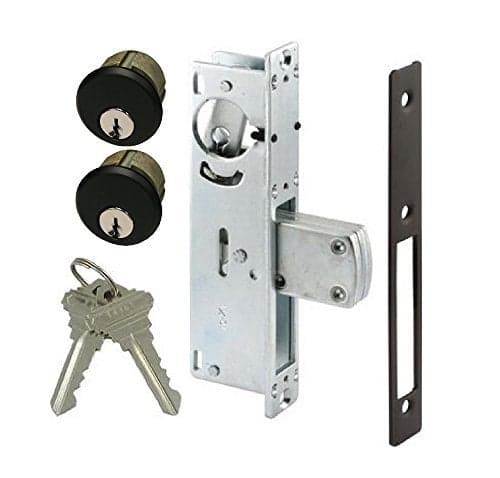 Parent - Pacific Doorware Storefront Door Mortise Lock Swing Deadbolt & Cylinder Combo, Adams Rite Cam (Double Cylinder, Duronotic Bronze, 1-1/8" Backset)