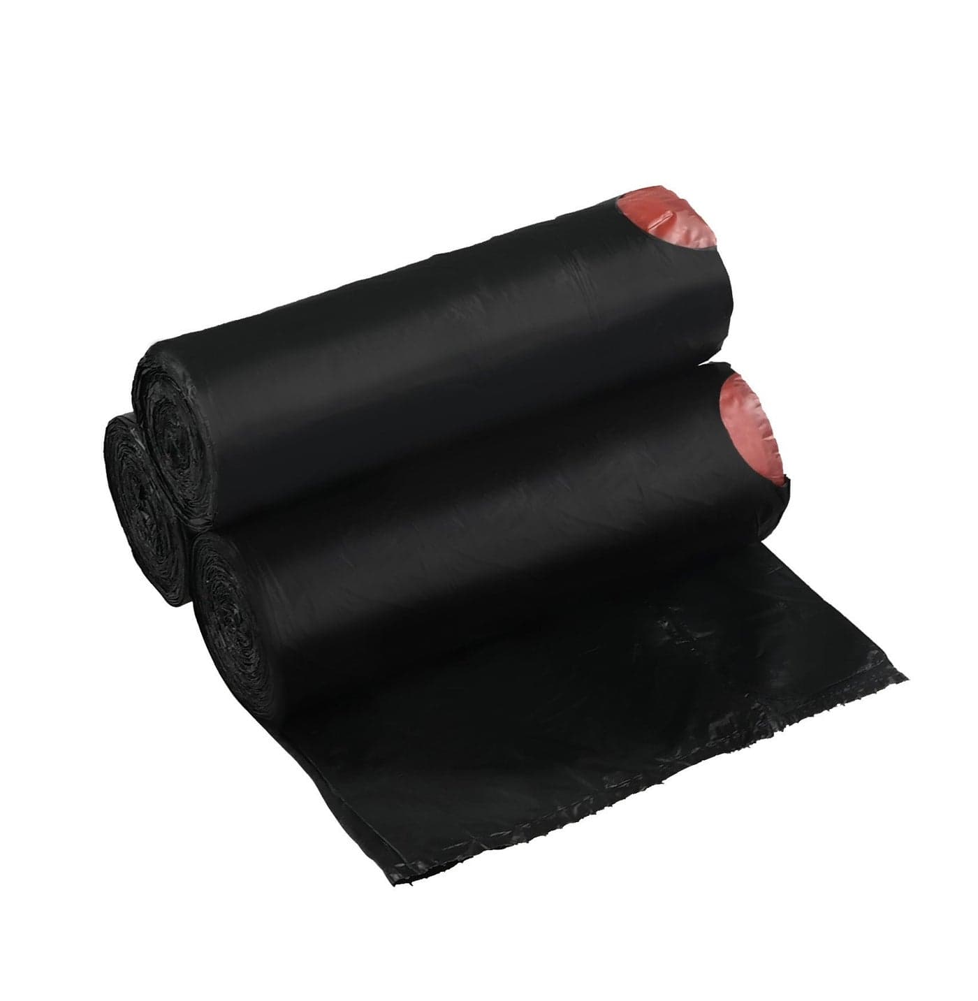 Begale 4 Gallon Drawstring Flat Bottom Trash Bags Black 110 Counts