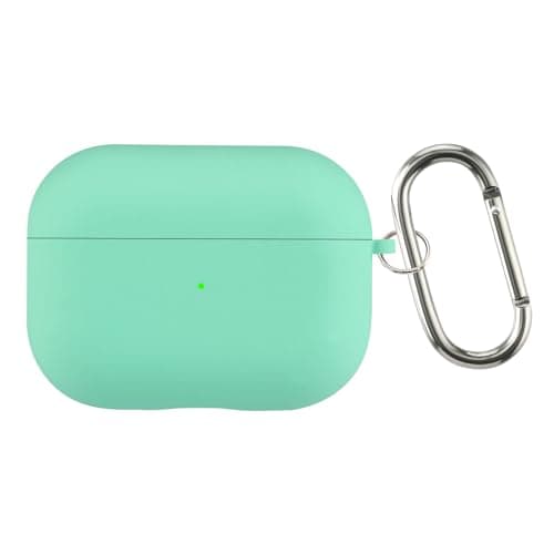 Boxome Case Cover for Apple AirPods Pro 1 | Silicone Case with Inner Microfiber Lining & Keychain Hook| Only for Apple Airpods | Gable Green