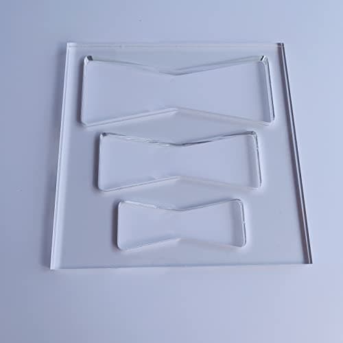 Bow Tie Router Template, Clear Acrylic Template, Woodworking Router Template