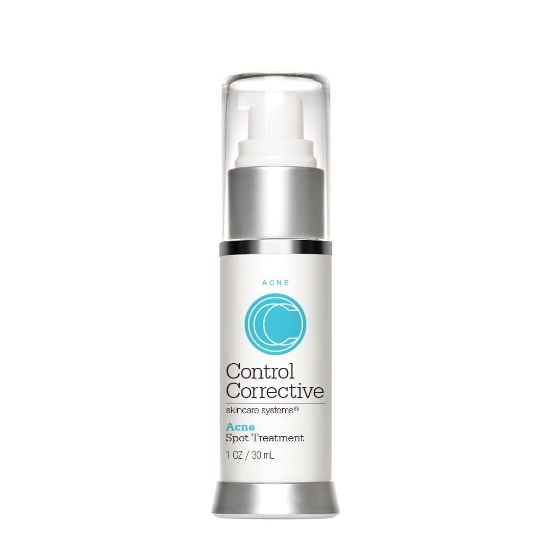 CONTROL CORRECTIVE Acne Spot Treatment 1 Oz Reduce Treat Acne Breakouts Potent Blend Of Lactic Glycolic Acid Exfoliating Lightweight Gel No Parabens Or Dyes Calming Aloe Vera Witch Hazel