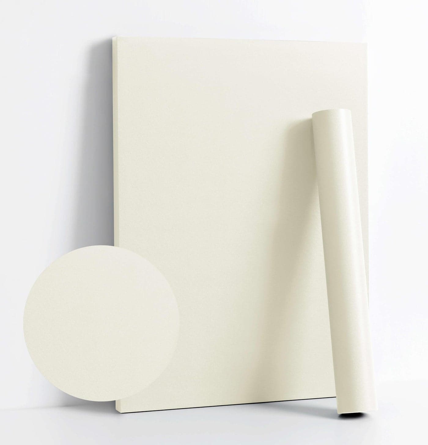 Dimoon 590''x17.7'' White Peel and Stick Wallpaper Contact Paper Modern Self Adhesive Wall Paper Removable Renter Friendly Textured Solid Color Shelf Cabinet Vinyl Roll (590''x17.7'',Cream White)