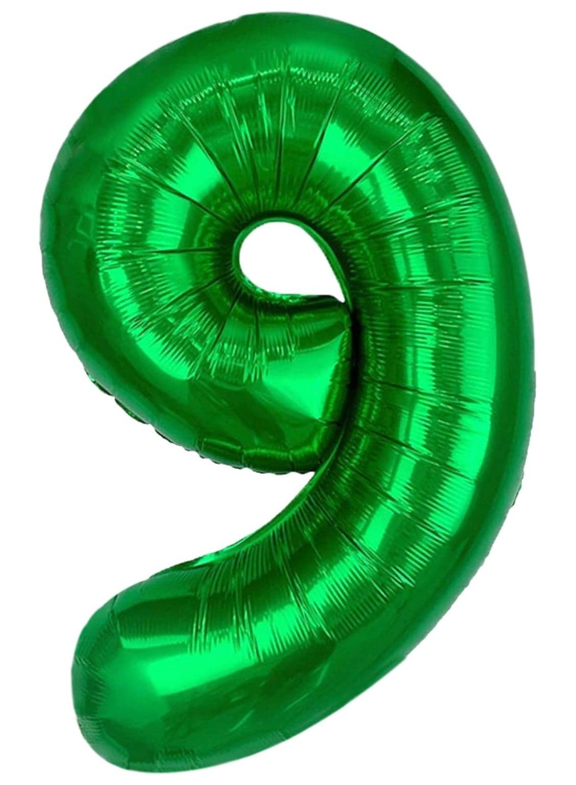 Green Number 9 Balloon for 9th Birthday Decoration