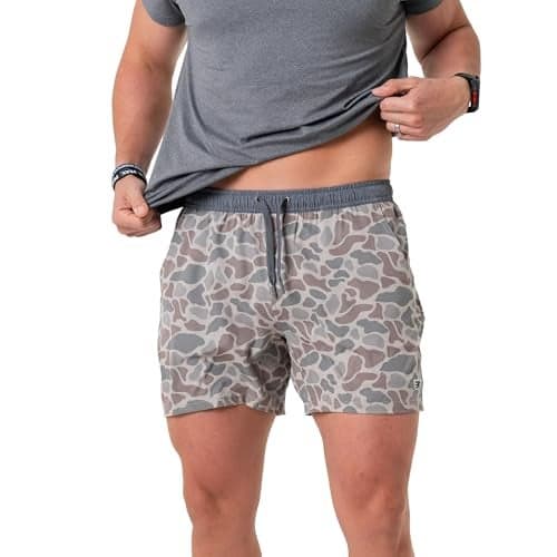 BURLEBO Athletic Short Classic Deer Camo
